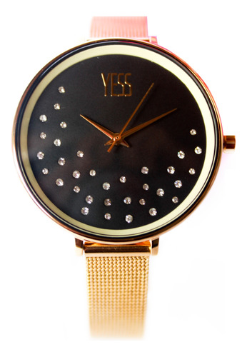 Reloj Yess Original Dama Mujer Acero + Envío Gratis