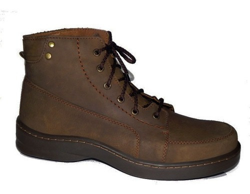 Bota Borcego Cuero Free Confort 8202 Xl Suela Febo 46/50