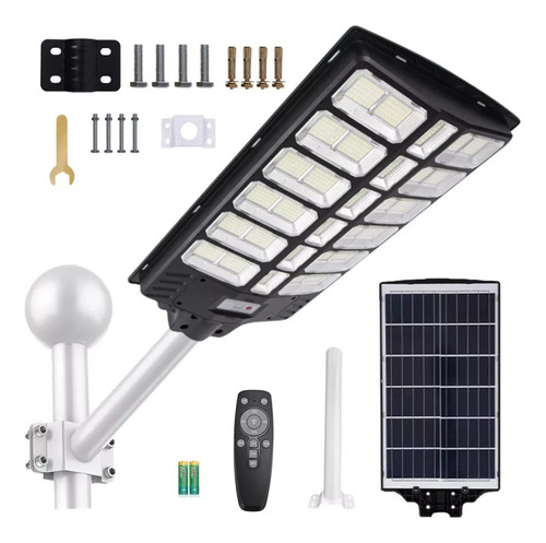 Lámpara Led Exterior Suburbana Solar Alumbrado Público 1200w