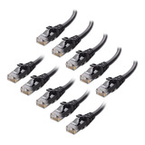 Paquete De 10 Cables Ethernet Cat6 Snagless Cable Cat6 ...