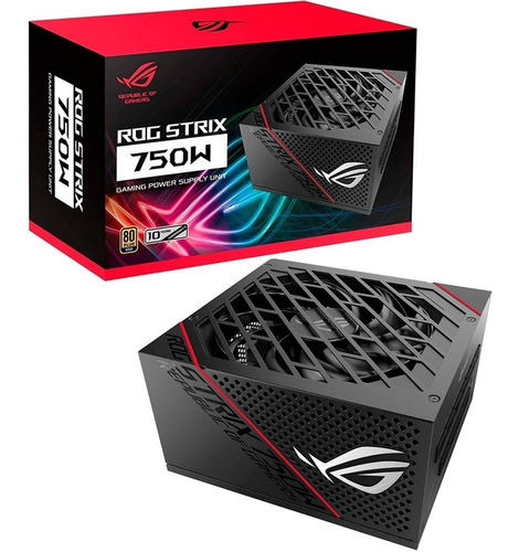 Fuente De Poder Asus Rog Strix 750w Gold 80plus