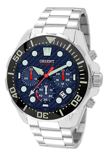 Relógio Orient Solartech Masculino Cronógrafo Original 