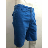 Bermuda Levis Chino De Gabardina Talle Large