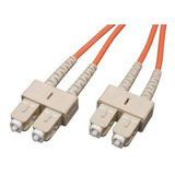 Cable De Fibra Optica Tripp Lite N306-100m -naranja/blanco