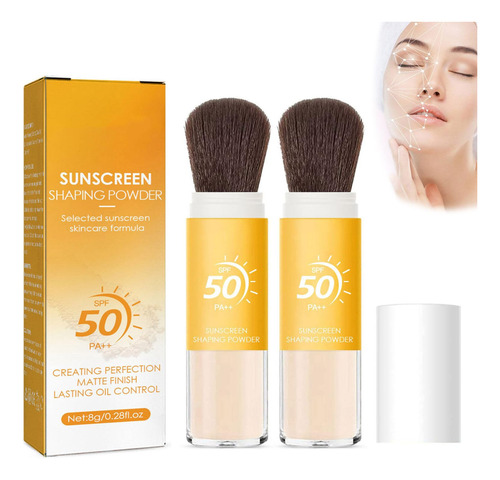 Bloqueador Solar Para Maquillaje Polvo Fijador De Protección
