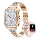 Smartwatch For Mujer Con Cadena De Diamantes