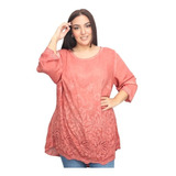 Blusa Camisola Talle Grande Especial Broderie Importado