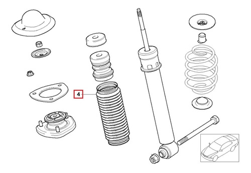 Guardapolvo Amortiguador Bmw E36 E32 318i 325i 750i X3 X5 Foto 3