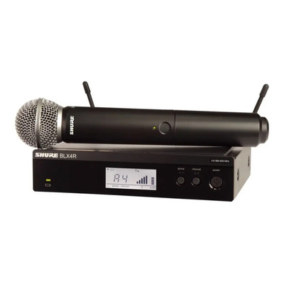 Micrófono Inalámbrico Shure Blx24r\u002Fsm58-j11 Montura De Rack | Meses sin interés