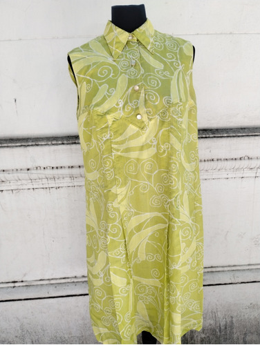 Vestido Verde Vintage ( Detalle)