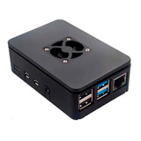 Case Preto Para Raspberry Pi 4 Rpi4