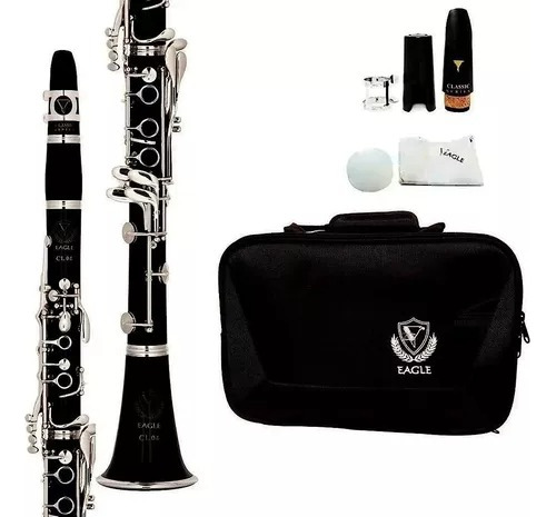 Clarinete Eagle Em Sib 17 Chaves Cl04n