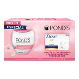 Pack Crema Pond's Clarant B3 400g + Jabón Dove Original 135g Día/noche Normal