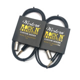 Cable Balanceado Western Xlr Macho  Plug Trs - 2mts (el Par)