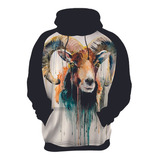 Blusa Moletom Unissex Animal Cabra Cabrito Bode Fazenda 1