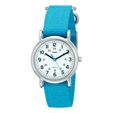 Reloj Timex Weekender T2n836 Para Mujer Con Correa De Nylon