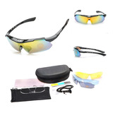 Gafas Lentes Con 5 Micas Intercambiables + Soporte Cristal