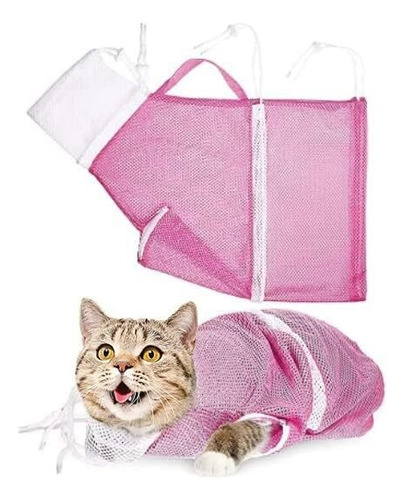 Bolsa De Baño Para Gatos Resistente A Mordiscos Y Arañazos