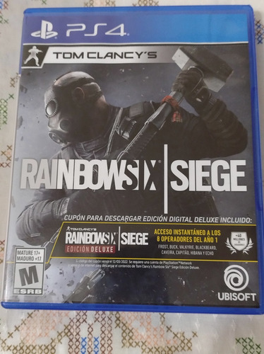 Rainbow Six Siege Ps4 Fisico Usado 