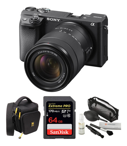 Sony Alpha A6400 Mirrorless Digital Camara Con 18-135mm Lens