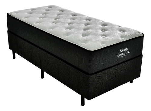 Cama Box Solteiro De Espuma Fantastic Sealy 88x188