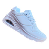 Zapatillas Blanca Mujer Air Running Deportivas - 7106