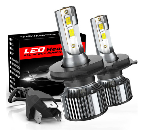 A Kit Faros Luz Led H4 30000lm For Ford Haz Alta/baja