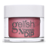 Gelish Dip Powder 23gr Polvo De Inmersion Rose-y Cheeks Color Rosa