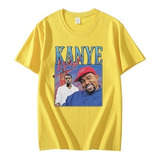 Camiseta Hip Hop Kanye West 90s Vintage Graphics Camiseta Ov