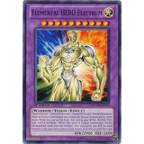 Elemental Hero Héroe Elemental Electrum Común Yugioh