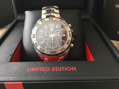 Tag Heuer Fórmula 1 Airton Senna Exclusivo Com Manual