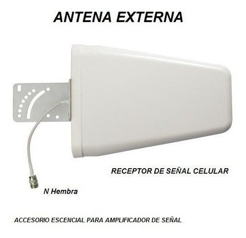 Antena Exterior Aérea 8002500 Mhz Amplificador Señal Externa