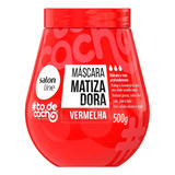 Maionese Capilar Salon To De Cachos 500g Matizadora Vermelha