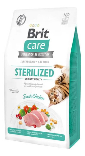 Alimento Brit Care Sterilized Urinary Gato Adulto 7kg