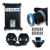 Coletor Ts Solar 4placa  Aquecimento Solar Piscina Spa 4,8m²