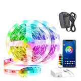 Tira Cinta Luces Led Rgb Bluetooth Maxwell 20 Metros Total