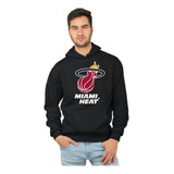 Polerón Estampado Miami Heat, Logo, Nba, Romanosmodas