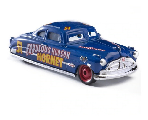 Cars Disney Pixar Fabulous Hudson Hornet Metal  Escala 1:55 