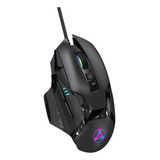 Nyiefada Mouse Para Juegos Con Cable Con Botones Laterales,.