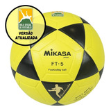 Bola Futevôlei Mikasa Ft5- Amarela E Preta Original Promoção