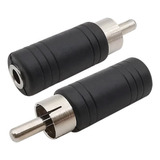 Adaptador Conector Plug P2 Femea 3.5mm Para Rca Macho