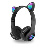 Audífonos Inalámbricos Bluetooth Con Orejas De Gato