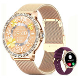 Diamantes Relojes Inteligentes Mujer Con Llamada Bluetooth