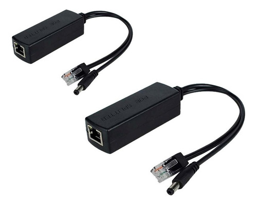 Kit C/ 02 Adaptador Poe Ativo Power Over Ethernet 48v Haiz