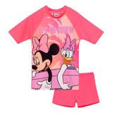 Remera + Short Minnie & Daisy -protección Uv 50 - Disney