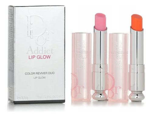 Dior Addict Lip Glow Color Reviver Duo 001 Pink 004 Coral