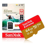 Tarjeta Memoria + Adaptador Sandisk Xtreme 64gb Micrsd