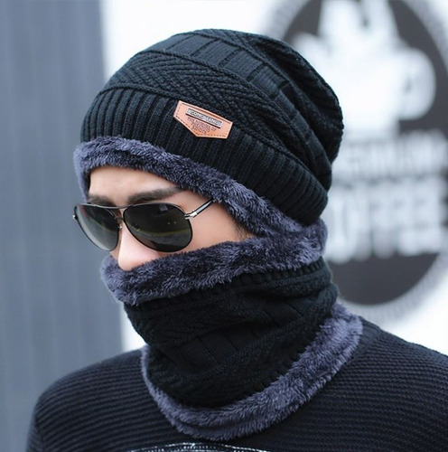 Gorro Con Bufanda Cojunto De 2 Piezas Para Invierno