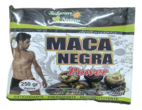 Maca Negra Harina  6 Sobres Grandes