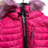 Campera Puffer Superdry Color Rosa Mujer No The North Face